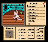 une photo d'Ã©cran de Shadowgate sur Nintendo Nes